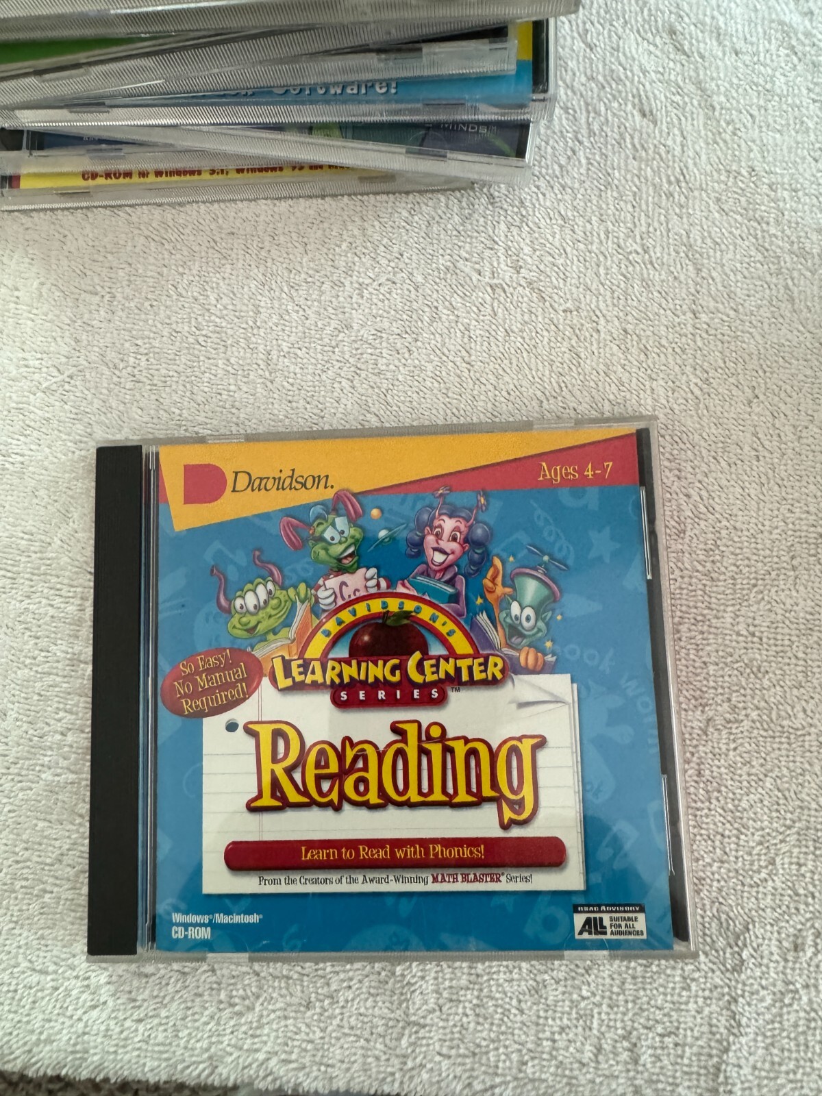 Davidson's Learning Center Series: Reading (Windows/Mac, 1998)