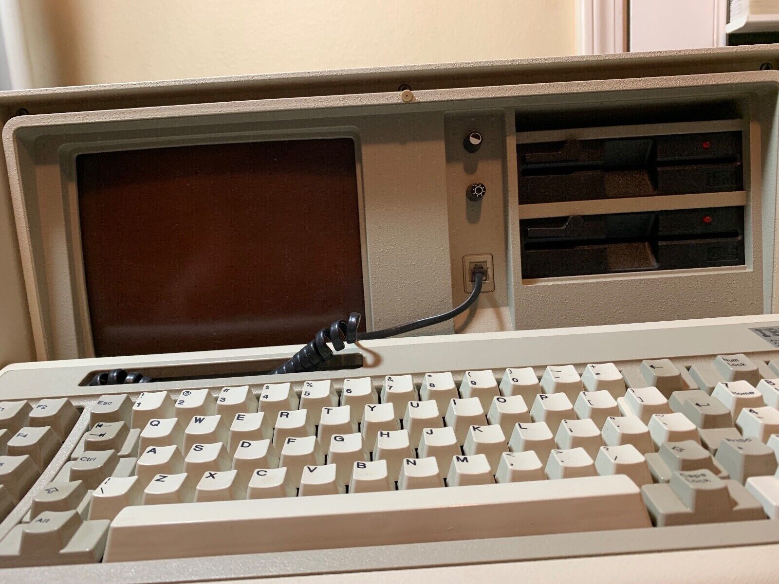 Vintage IBM Portable PC Model 5155 