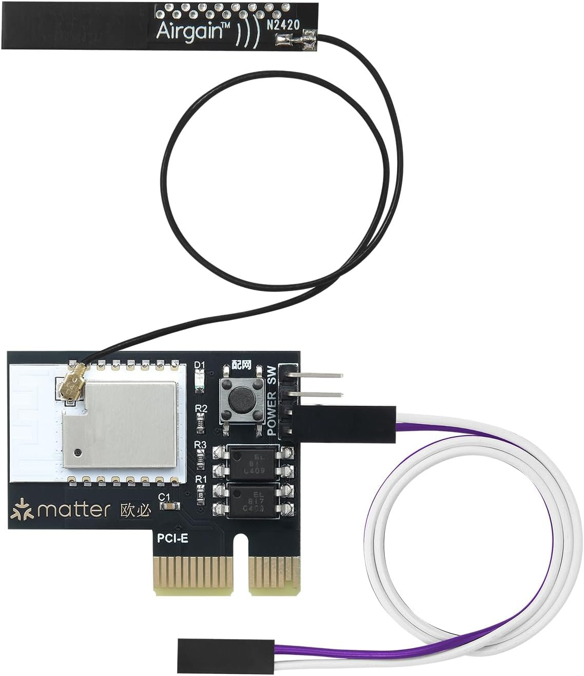 Matter over Wifi Remote PC Power Switch,Desktop PC Wireless on off Control