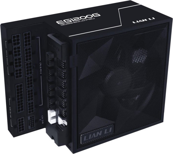 Lian Li 1200W 80Plus GOLD Full Modular & HUB ATX Power Supply, EG1200G.BH