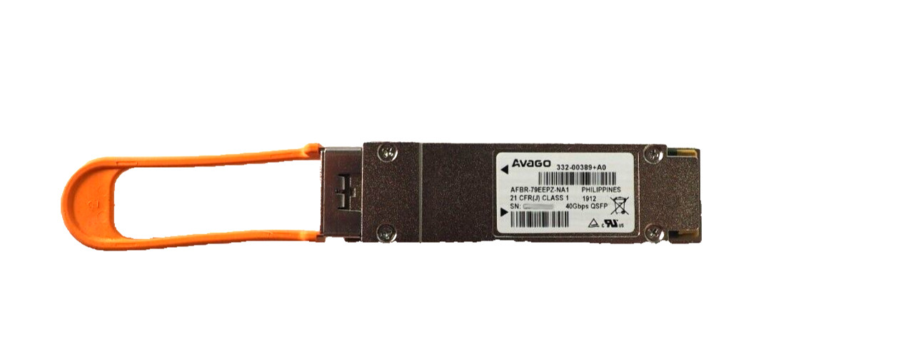AVAGO AFBR-79EEPZ-NA1 Netappp 40GBASE-SR4 QSFP+ Transceiver 332-00389
