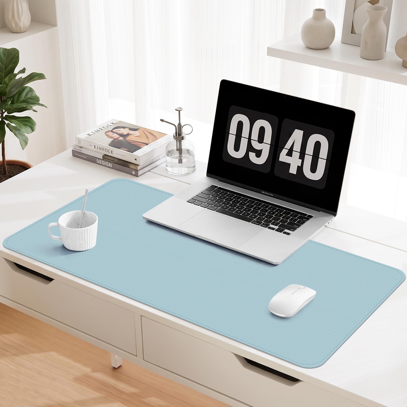Leather Desk Mat, Desk Pad for Keyboard and Large Pads for Desk