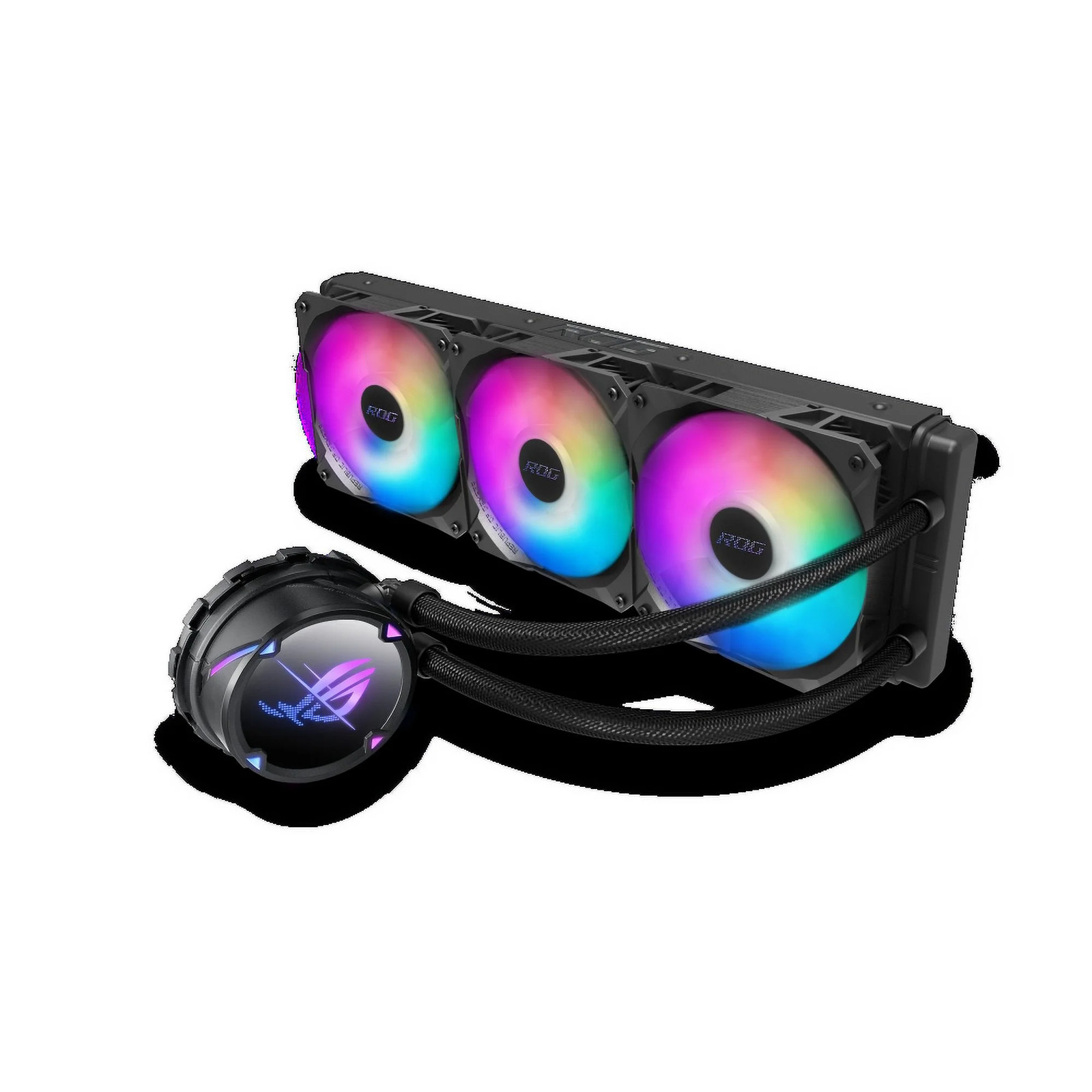 ASUS ROG Strix LC II 360 Compact, Universal Water Cooler with 3 120mm Fans