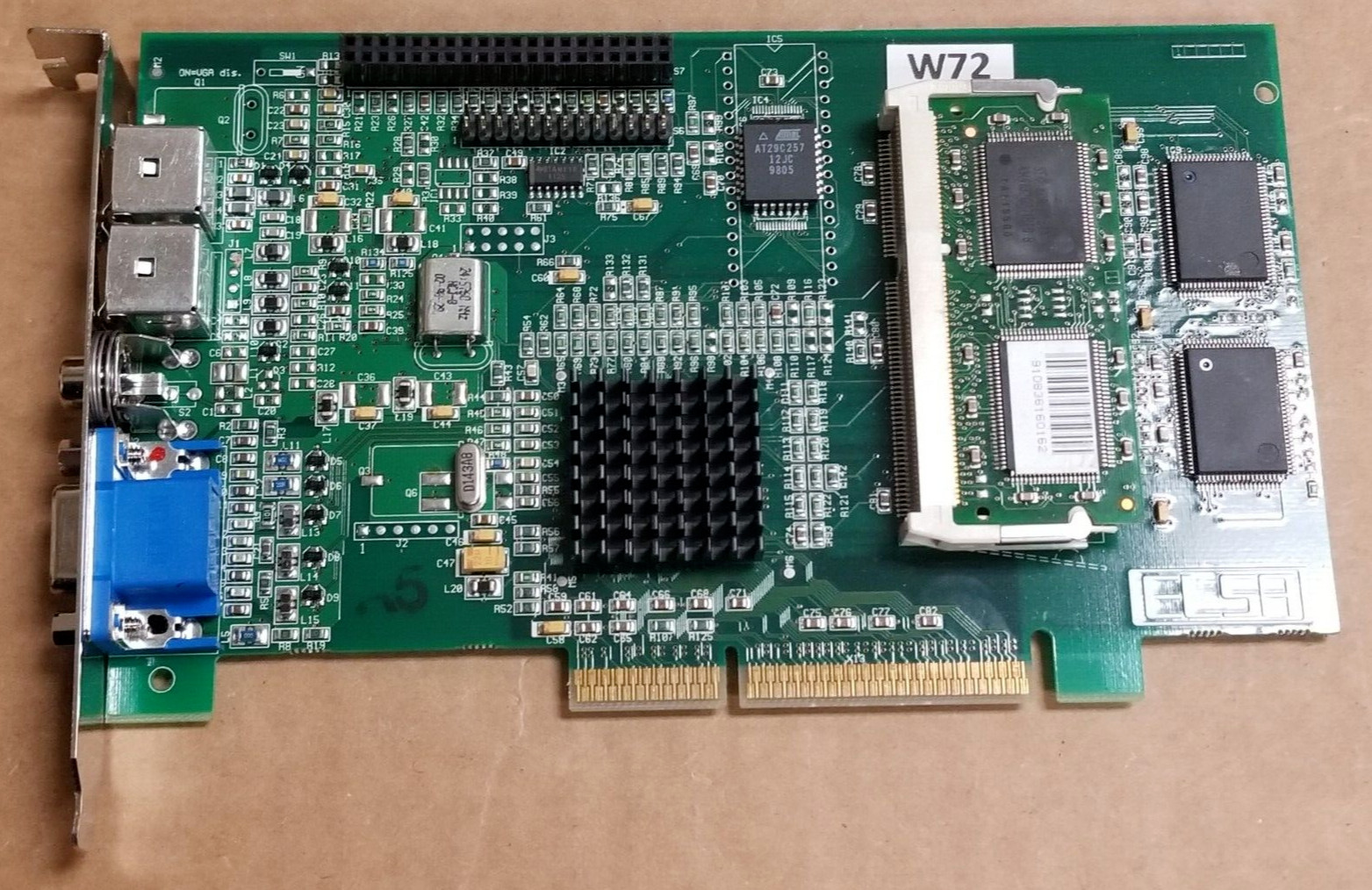 Elsa Gloria Synergy 3D Labs 8MB VGA AGP GPU Video Card DOS Retro Gaming #W72