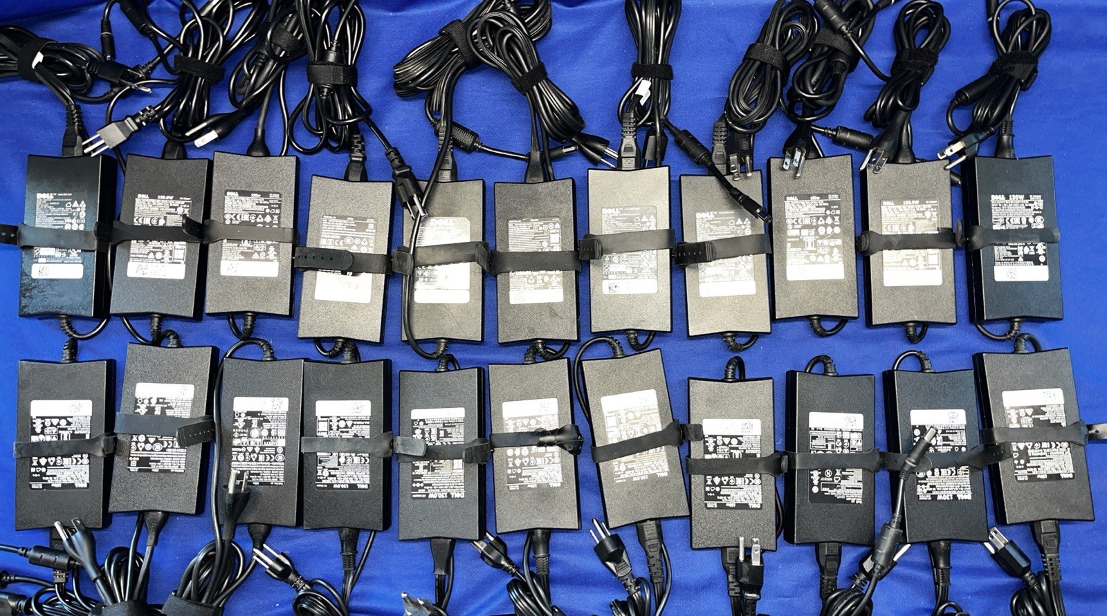Genuine Dell 130W Power Adapter Laptop Charger 7.4mm Big Tip Large Barrel Lot 22