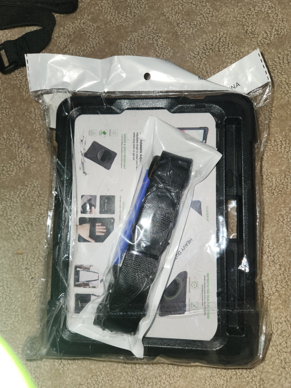 Codi Rugged Carrying Case for Apple iPad mini [6th Generation] Tablet - Black