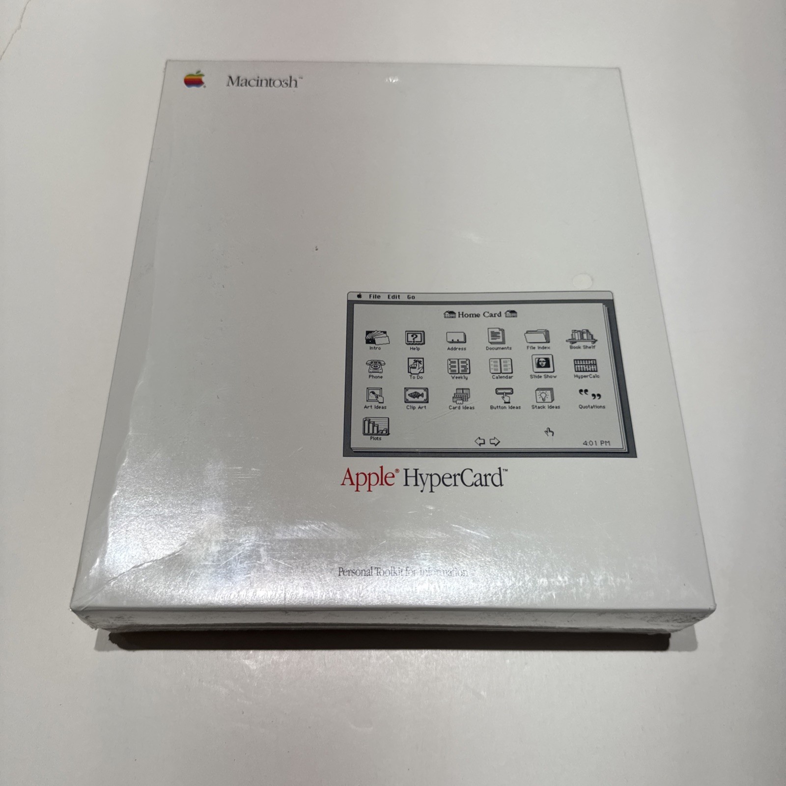 Vintage Apple HyperCard M0556 Macintosh Software 1987 Factory Sealed NEW NOS