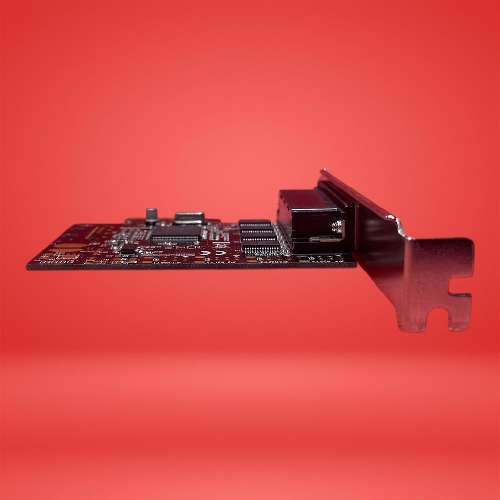 Syba PCIe 4-Port RS232 Serial Adapter Card SD-PEX-4S + Low Profile Bracket