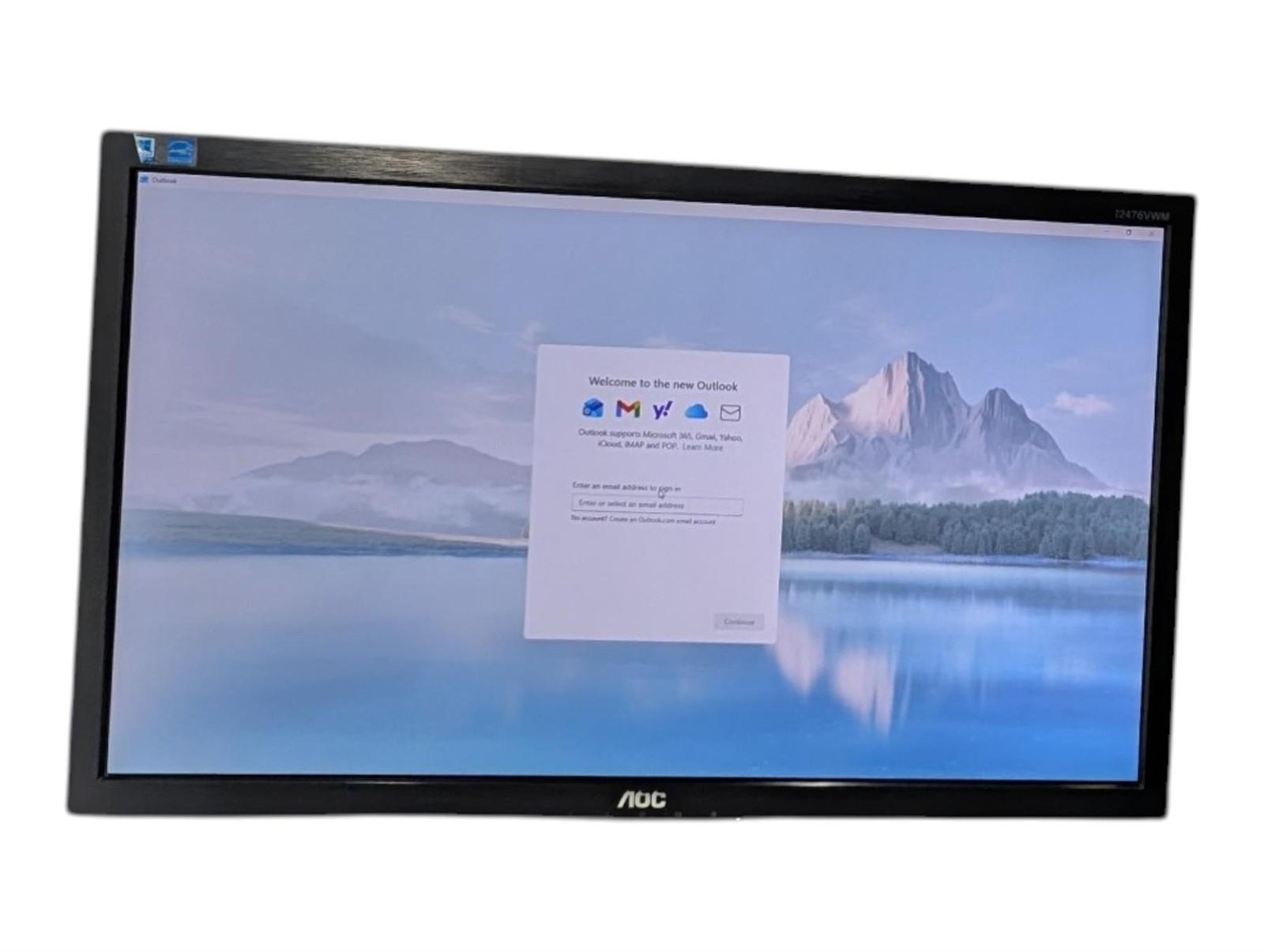 AOC Monitor 24" ADS-IPS 230LM00023  Full HD, VGA/HDMIGrade-B (no Stand)