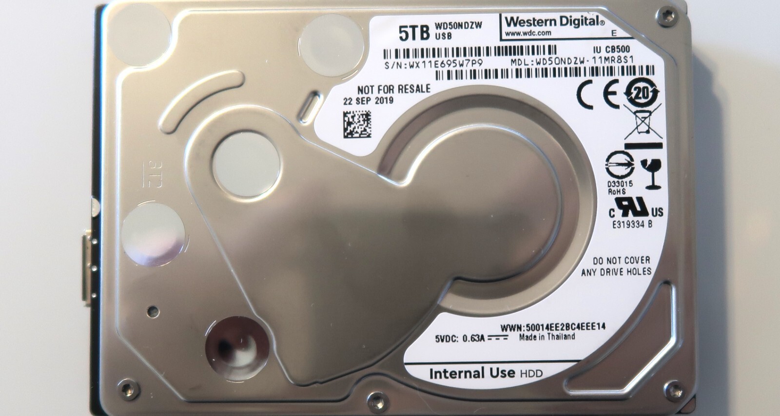 compatible Western Digital WD50NDZW-11MR8S1 5TB 2.5"USB 3.0 Portable ExternalHDD