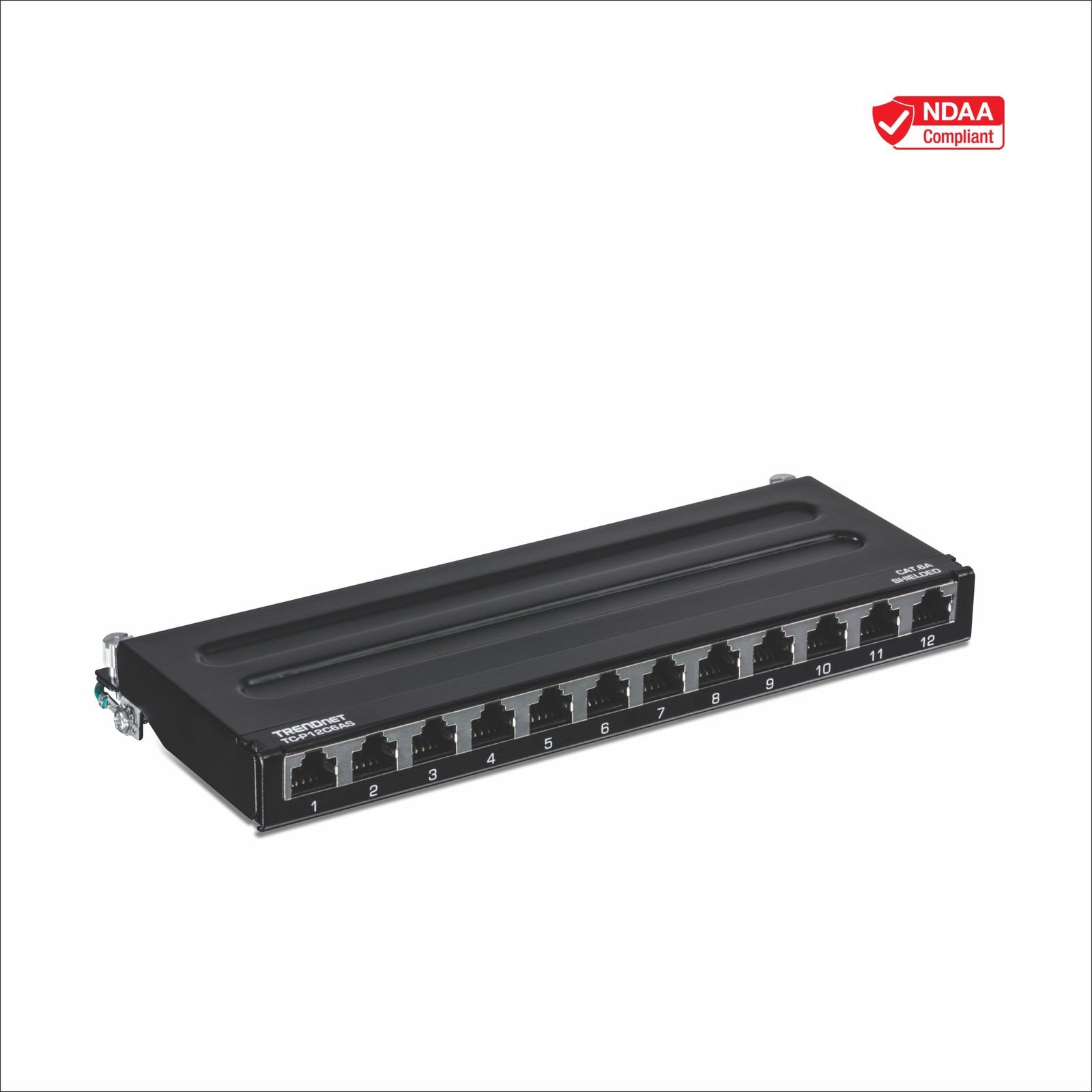 TRENDnet TC-P12C6AS 12-Port Cat6A Shielded