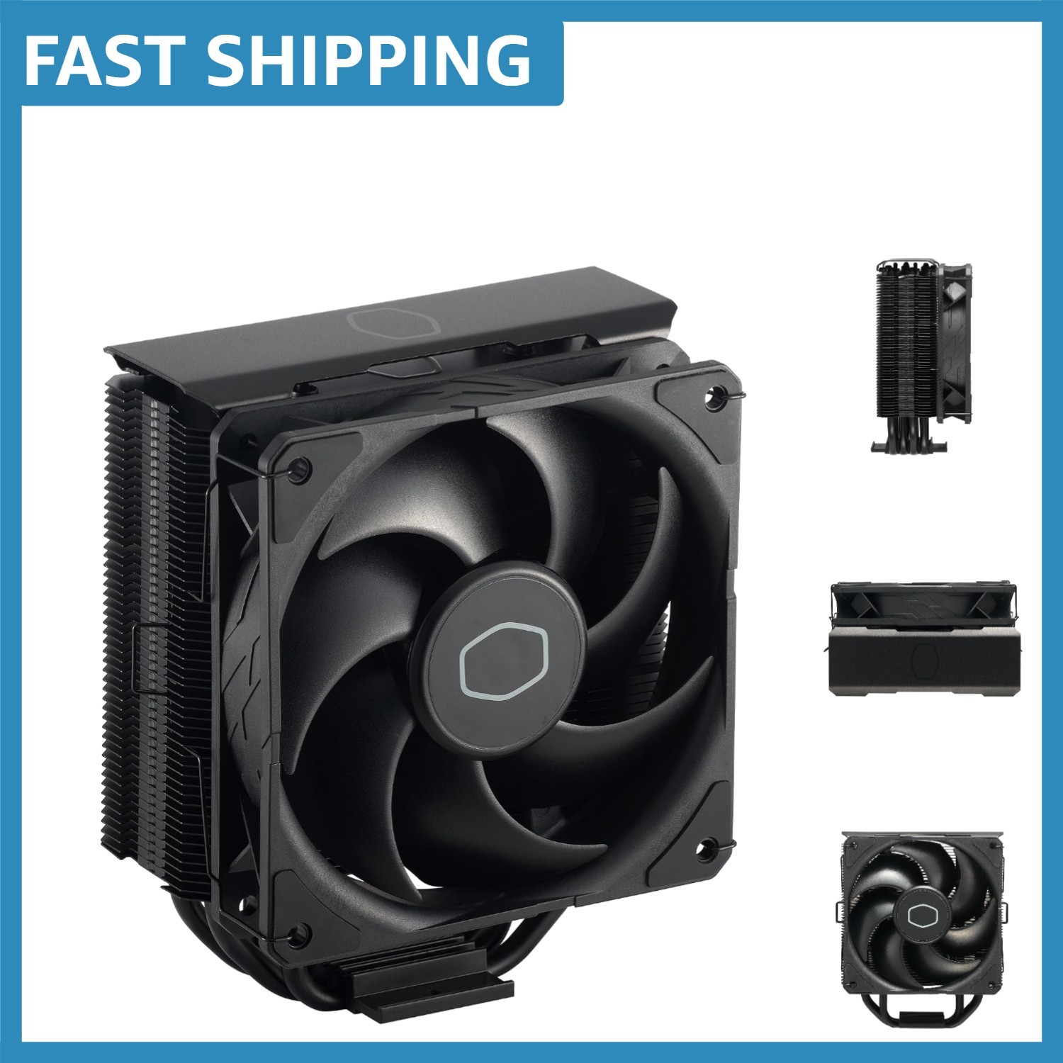 Hyper 212 Black CPU Air Cooler - Sleek Design & Silent Performance for Intel ...