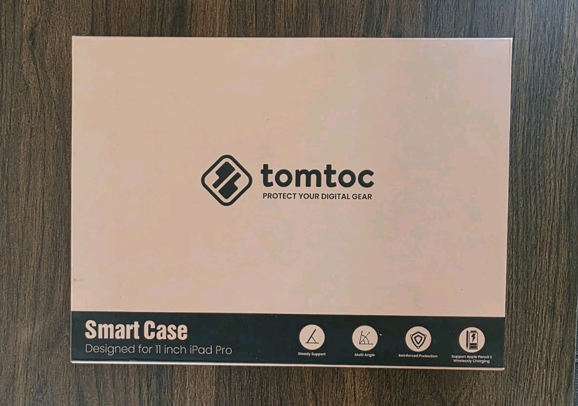 tomtoc Smart Case for 11” iPad Pro Multi-Angle Protective Cover Pink
