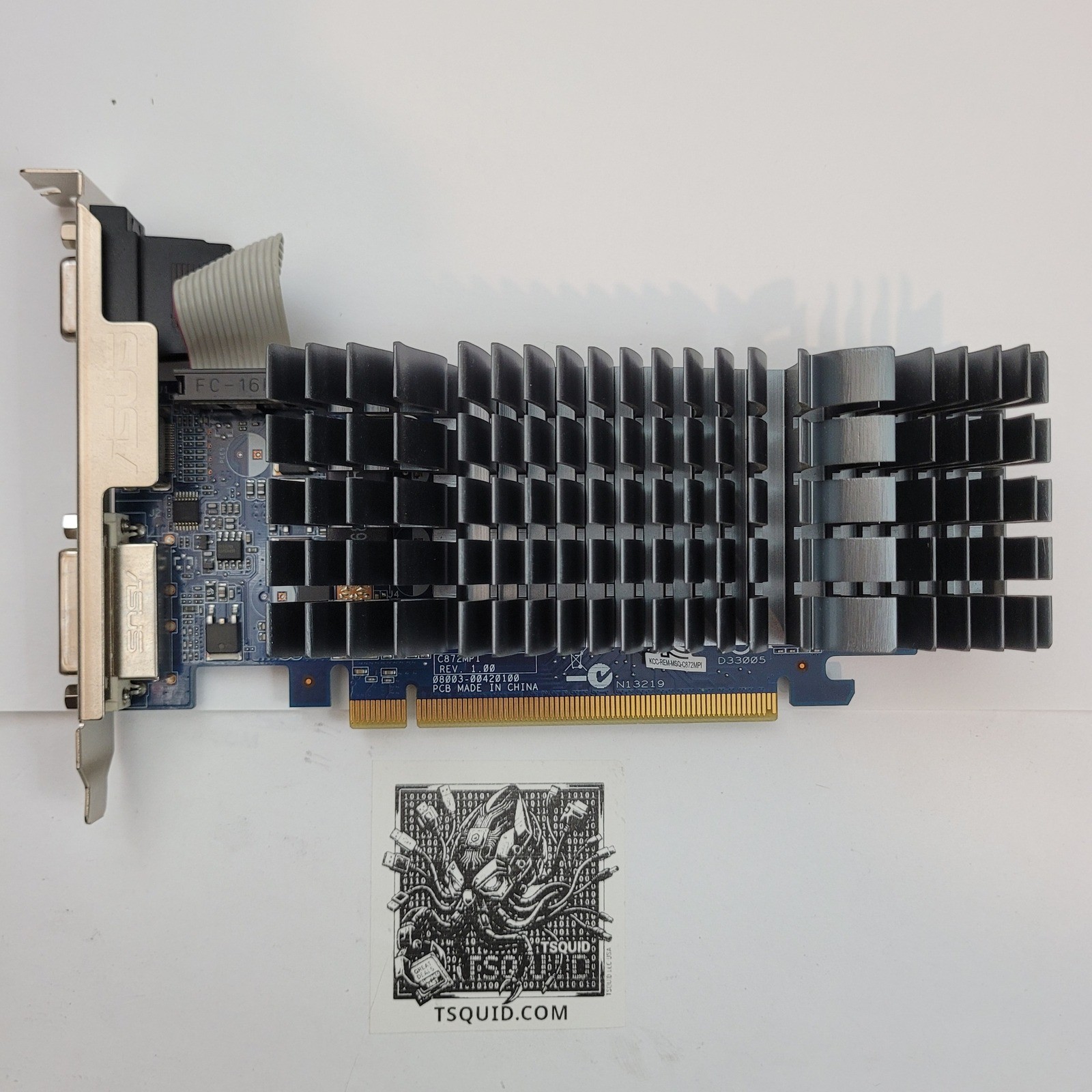 ASUS NVIDIA GeForce 210 EN210 SILENT/DI/1GD3/V2(LP) 1GB DDR3 Low Profile GPU