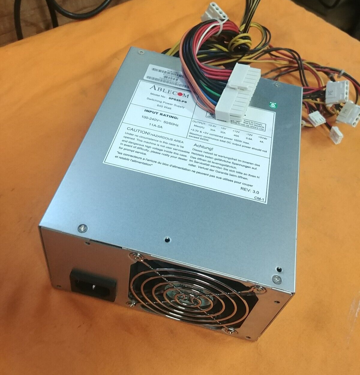 Ablecom SP645-PS Power Supply 645W Server PSU Supermicro PWS-0060
