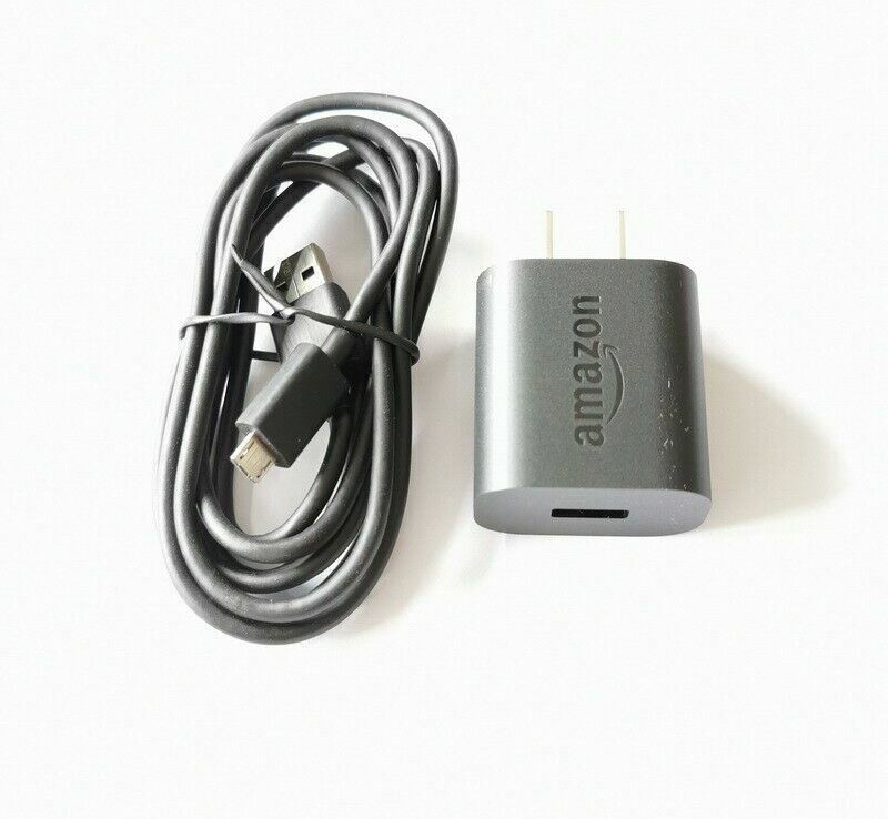 Original Amazon US plug 5W Charger Adapter + Micro USB Cable For Amazon Kindle