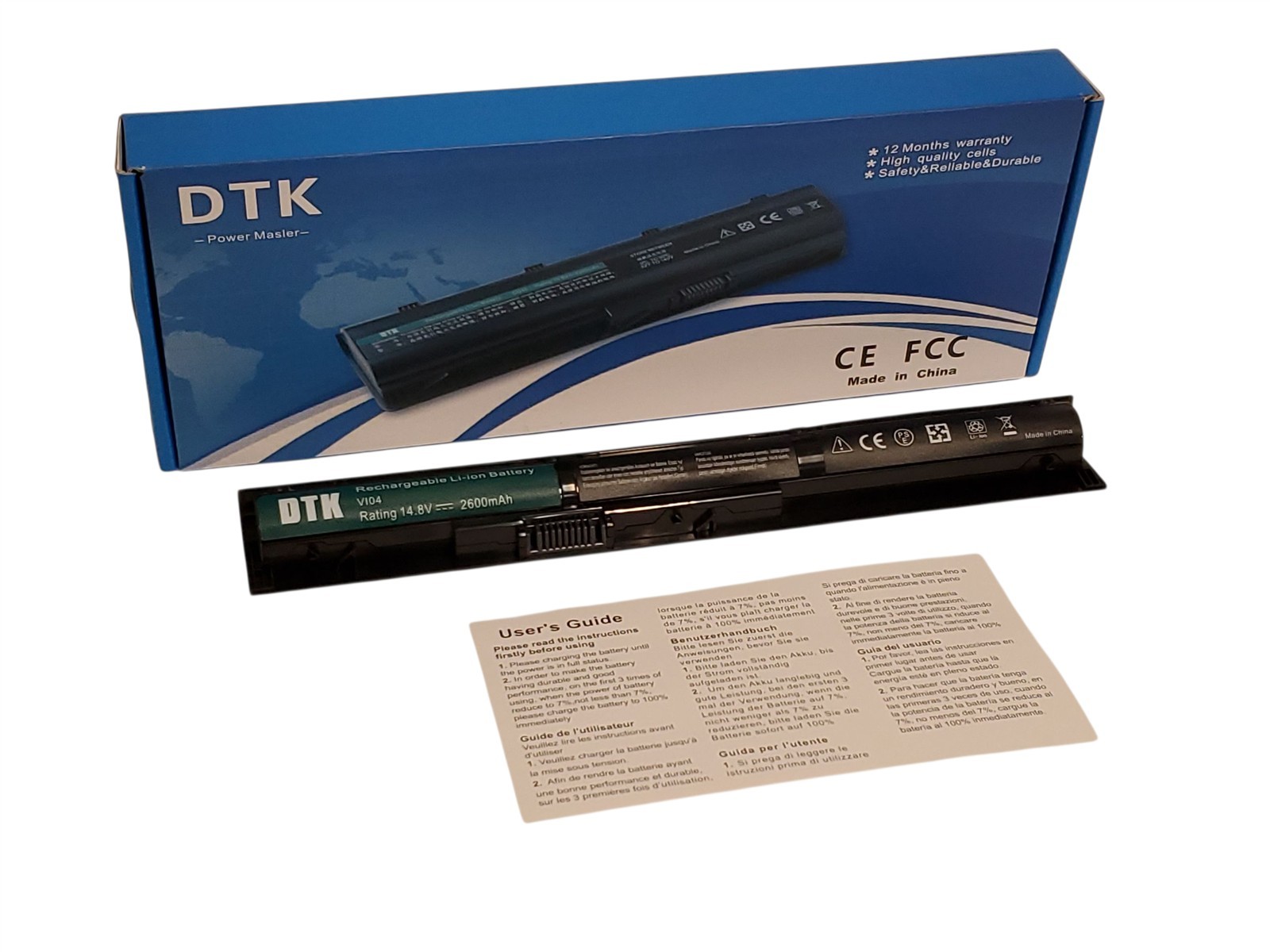 DTK VI04 V104 Laptop Replacement Battery Pack For HP Pavilion 15-P 17-F Series