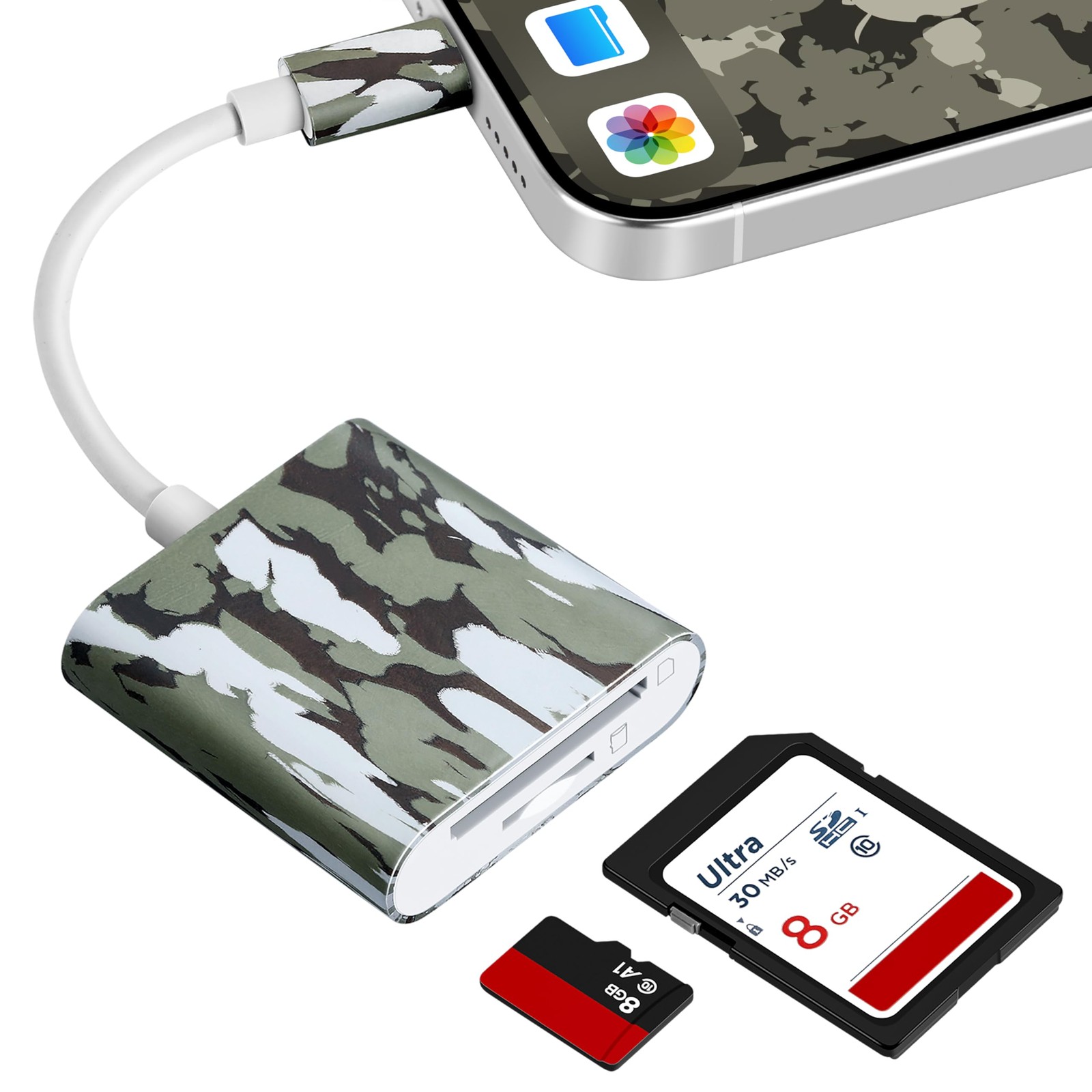 Trail Camera Viewer, Game Camera SD Card Reader for Hunters to View Images and V