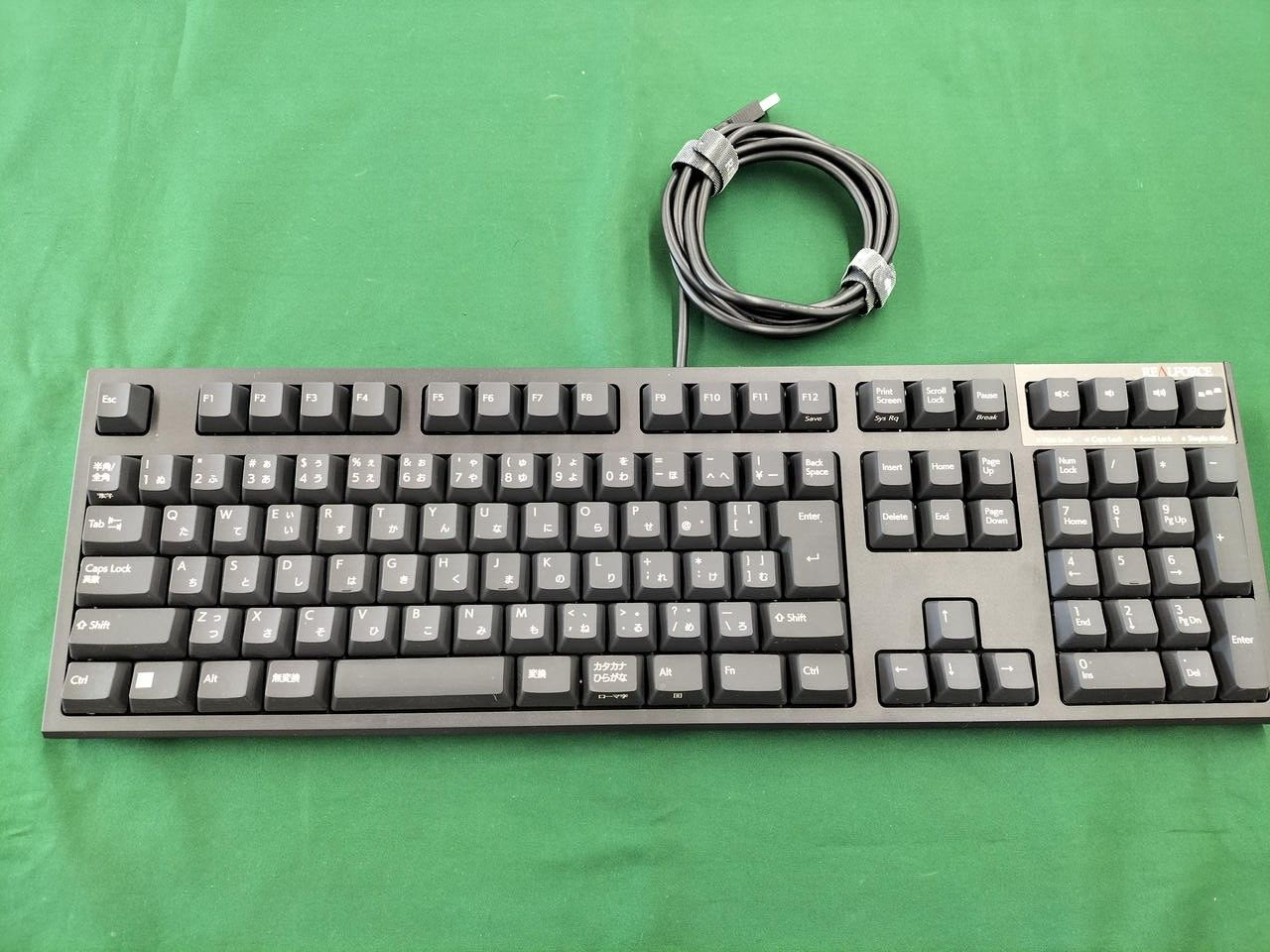 REALFORCE R3S Fullkeyboard Wired 30g Japanese Layout R3SA13 Black JAPAN USED