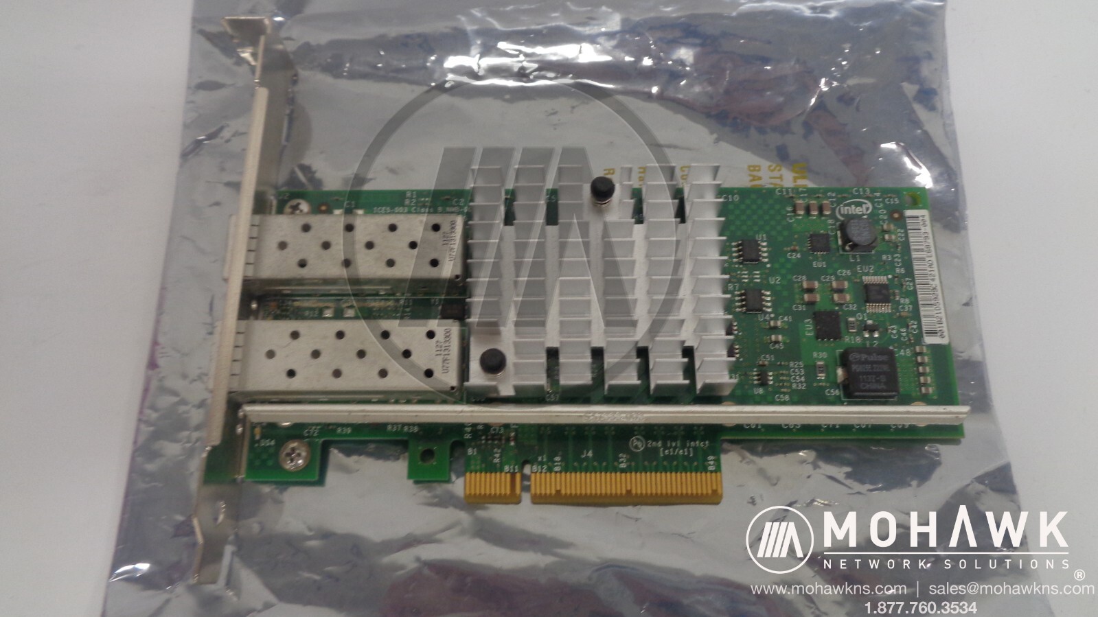 INTEL X520-DA2 10GBPS DUAL PORT SFP+ PCI-E CARD W/ BOTH BRACKETS