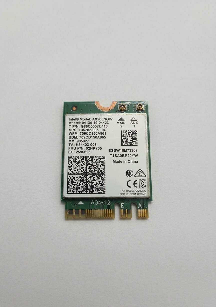 SW10M73307 AX200NGW GENUINE LENOVO WIRELESS CARD 