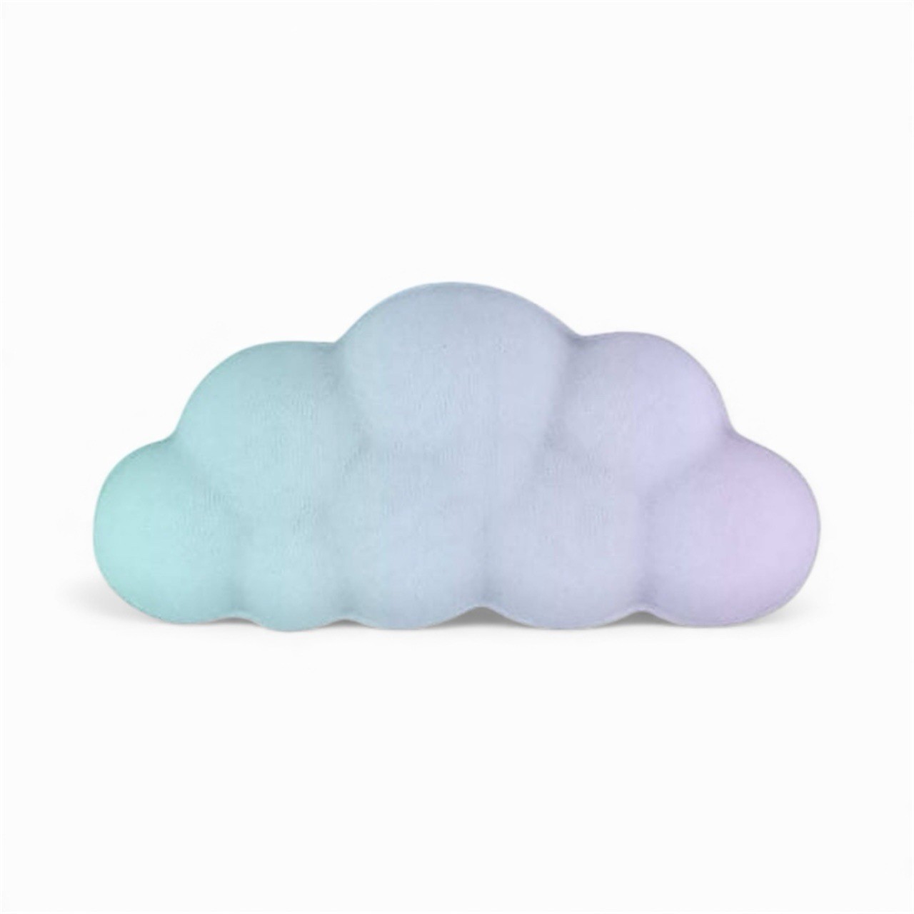 Cloud Mouse Wrist Rest Ergonomic Design Memory Foam, Pastel Gradient