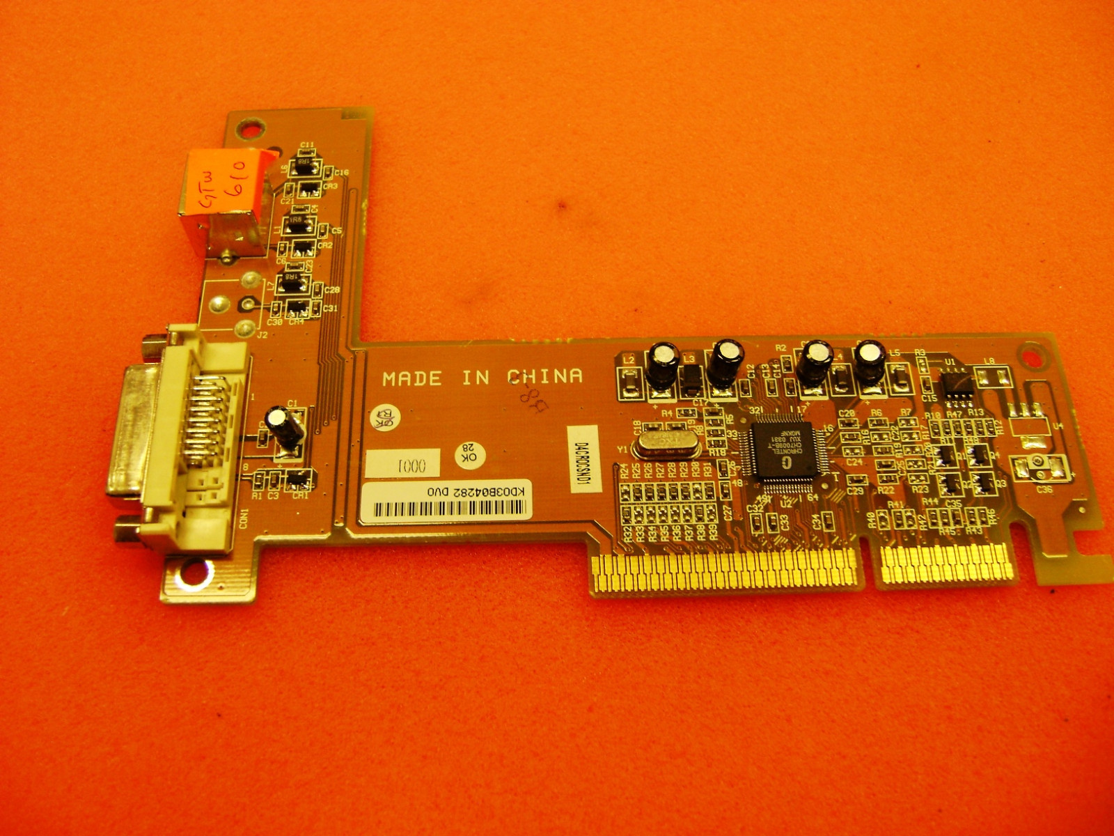 Gateway 610 Media Center All-in-one   AGP NO-Bracket Card  DVI-TV Out