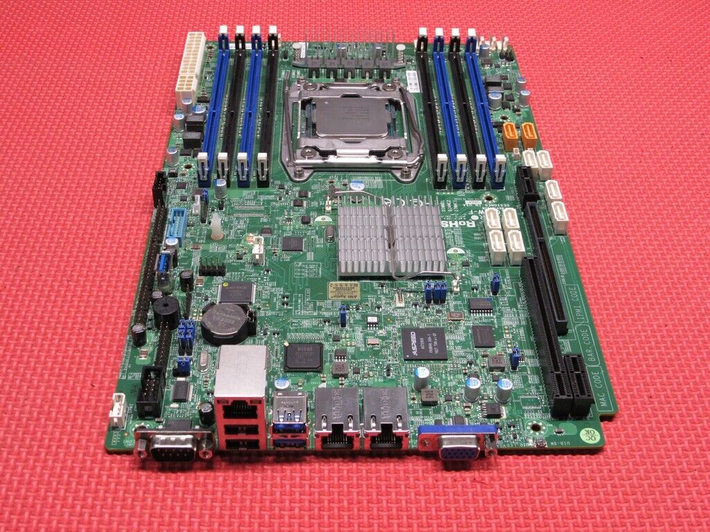 Supermicro X10SRW-F Server Socket LGA2011-3 Motherboard w/ Xeon SR2PF CPU