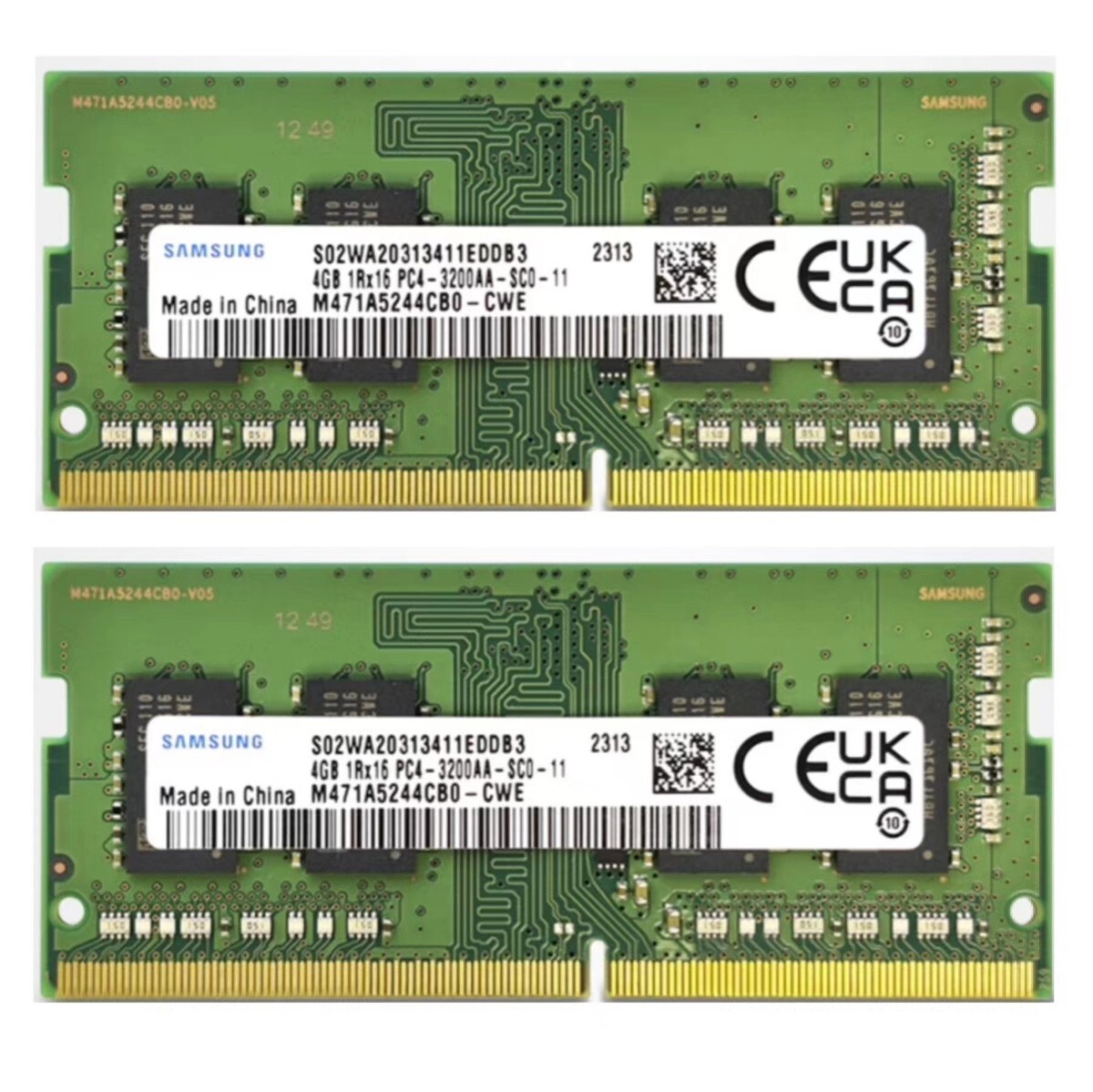 Samsung 8GB (2X 4GB ) DDR4 3200MHz PC4-25600 SODIMM Memory Ram M471A5244CB0-CWE