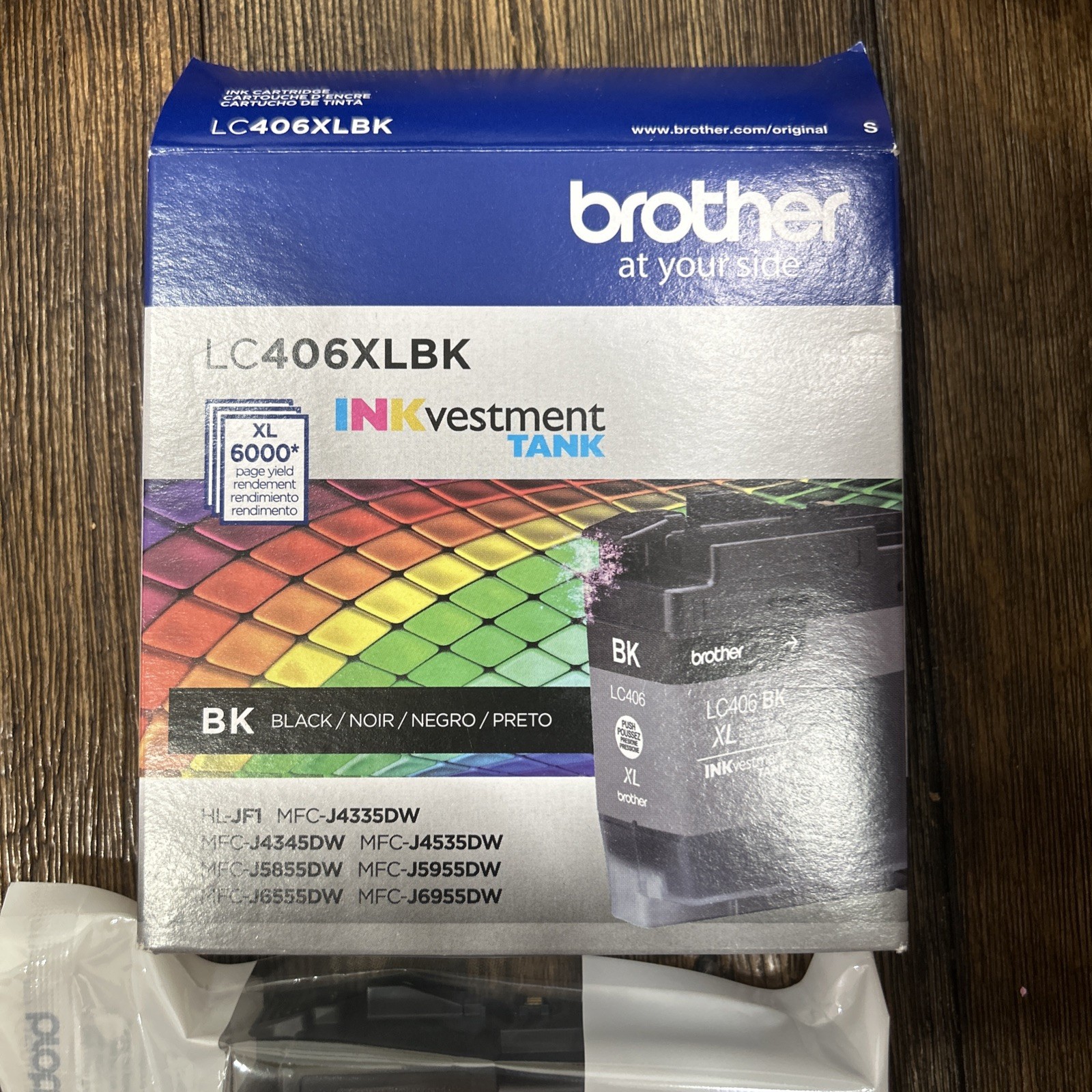 Brother LC406XL-BK + LC406 Genuine High-Yield Ink Cartridge - 2pc