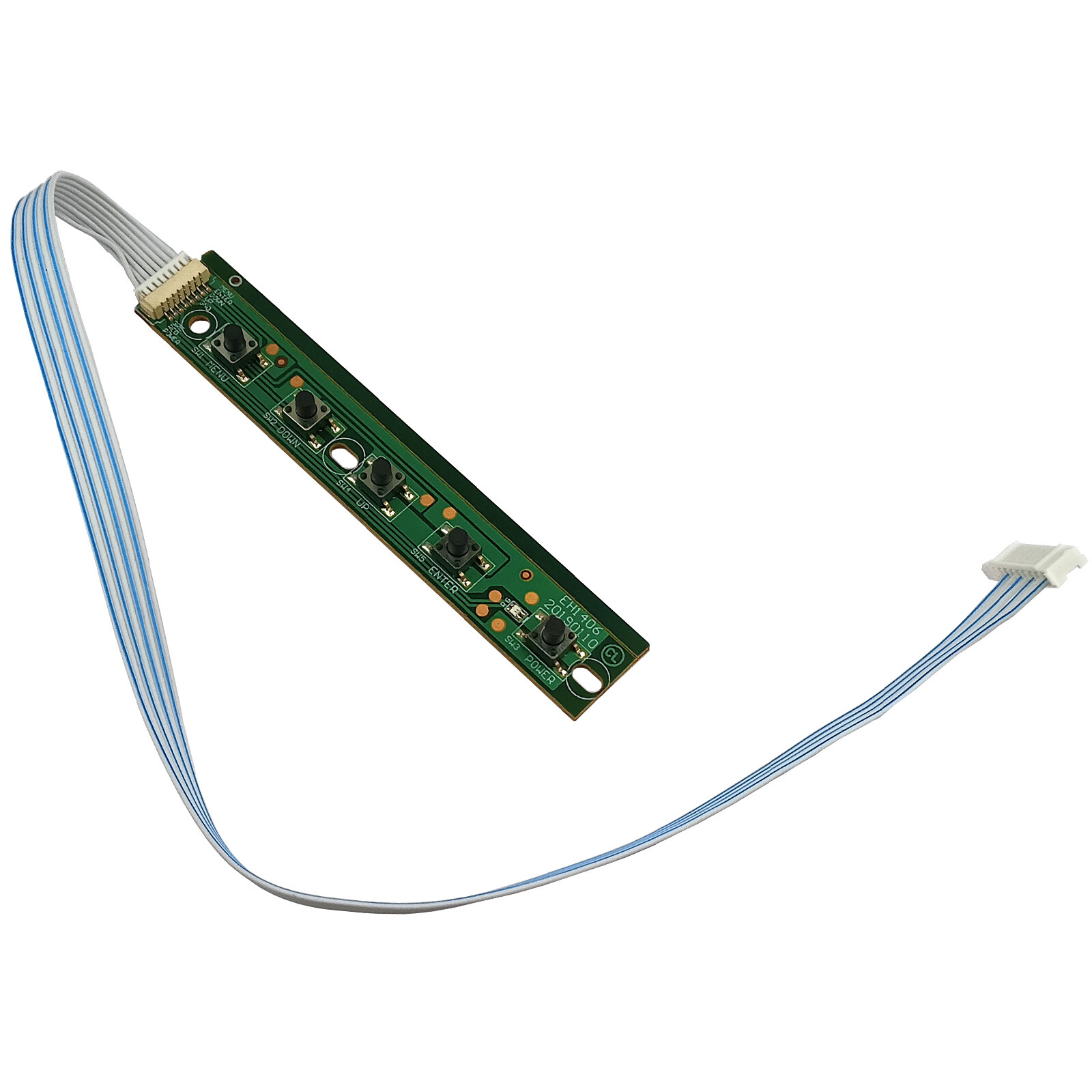Menu Control Board 5 Button Panel PH2.0 10pin LCD Display Driver OSD Setting