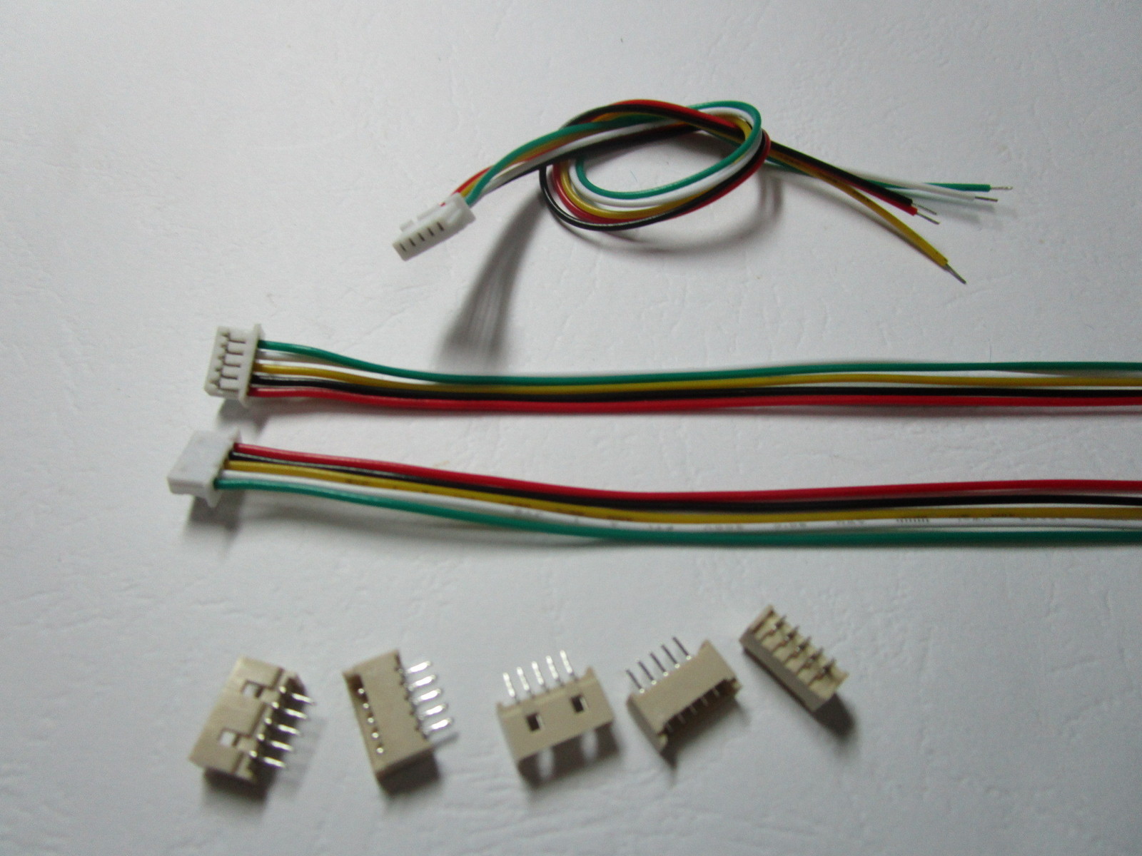 40 sets 1.25mm 5 Pin Male + Female Polarized Connector with 28AWG 5.9inch Leads