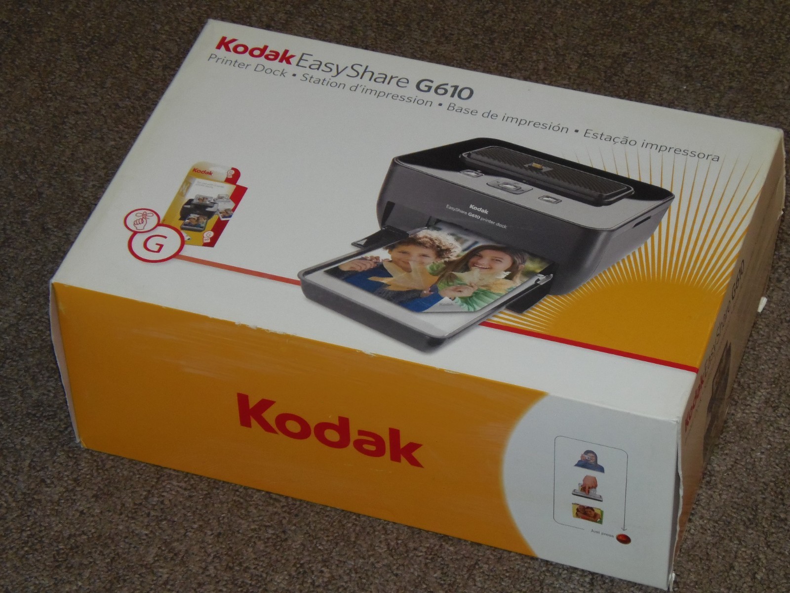 NEW Sealed Kodak EasyShare G610 Digital Camera Photo Printer Dock / Charger