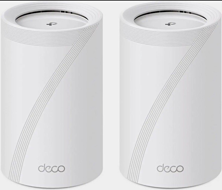 TP-LINK Deco BE63 BE10000 Wi-Fi 7 Tri-Band Mesh 10Gbps 2.5Gbps 4-Port White