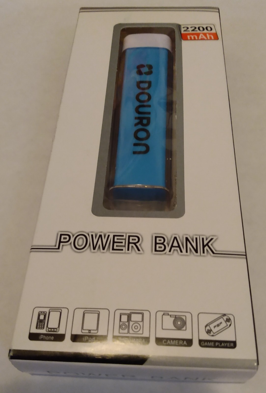 2200mAh Power Bank in Blue