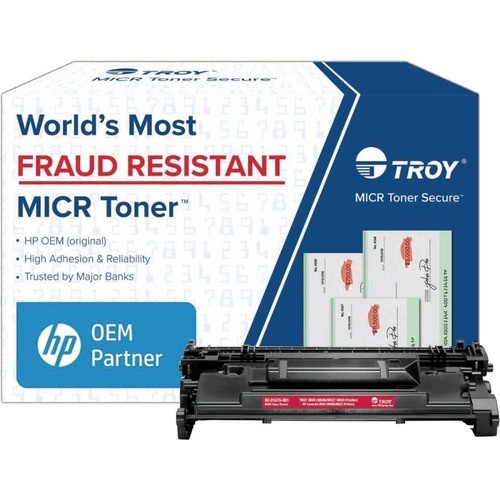 Troy 02-81675-001 M501/M506/M527 MICR Toner Secure Cartridge (Coordinating HP Pa