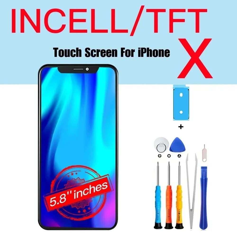 PINZHENG LCD OLED Screen Replacement for iPhone X XS Max XR 11 12 13 Pro Max