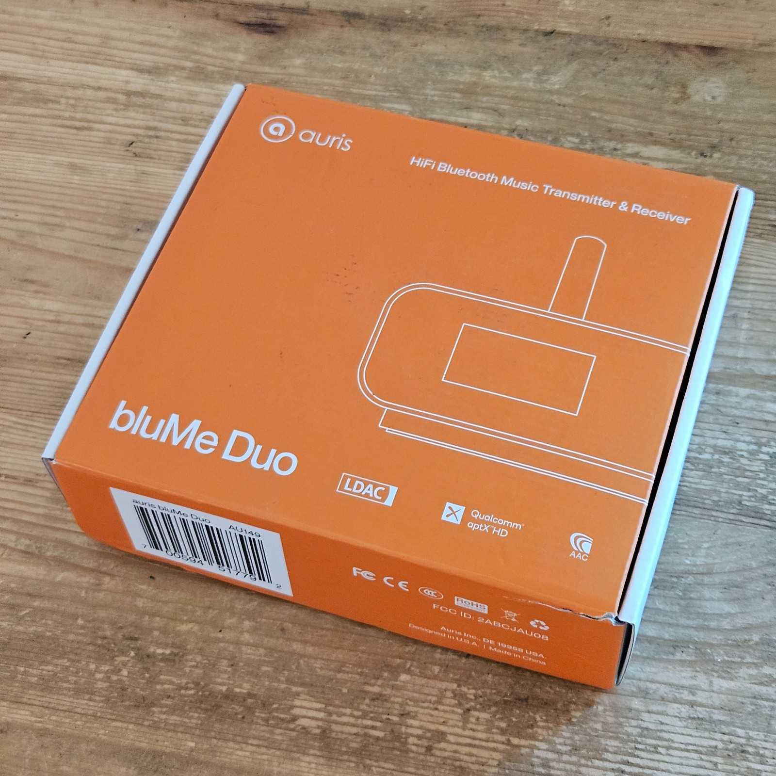 Blume Duo HiFi Bluetooth 5.0 Music TV Transmitter & Receiver Long Range