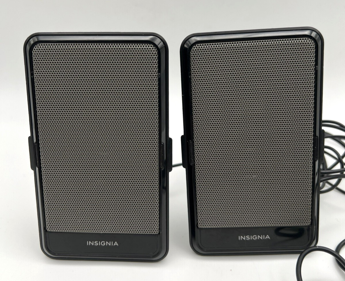 Insignia USB Portable Laptop PC Speakers 5” NS-PLTPSP13 Tested Sound Great