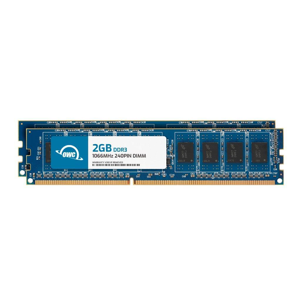 OWC 4GB (2x2GB) DDR3 1066MHz 1Rx8 Non-ECC UDIMM 240pin Memory RAM