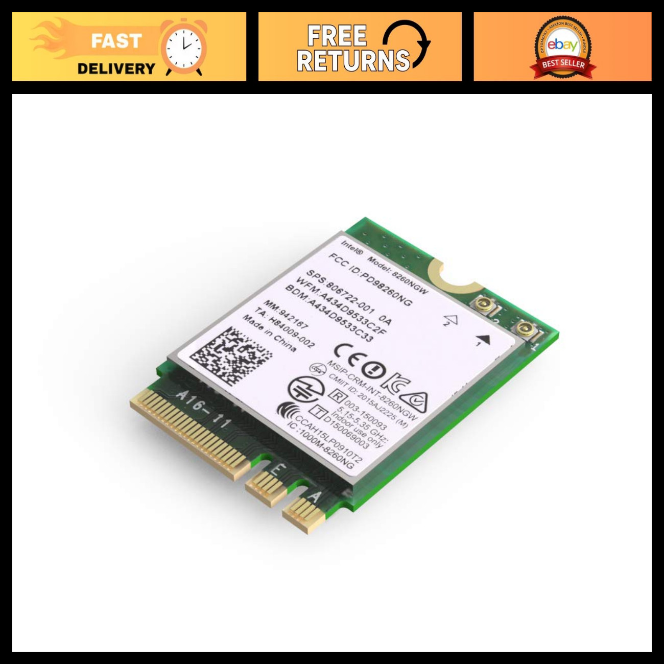 802.11ac WiFi Kit for Fitlet2 - High-Speed Wireless Network Adapter, Easy Setup