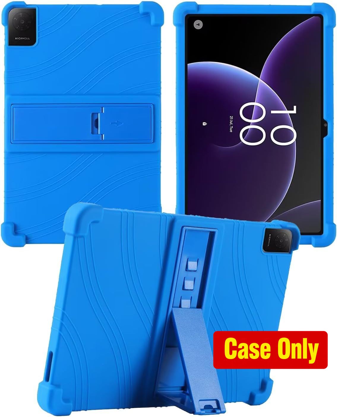 Case for TCL Tab 10L Gen 4 10.1 Inch Tablet, Soft Silicone Shockproof Cover
