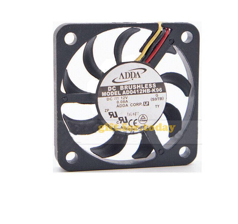 Fan AD0412HB-K96 1pc ADDA 4008 Ultra-thin Computer fan 3pin 12V 0.08A 40*40*7mm