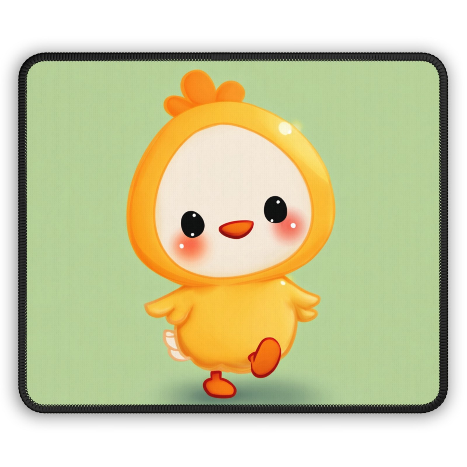 Cute Chick Character Gaming Mouse Pad | Kawaii Yellow Chick
