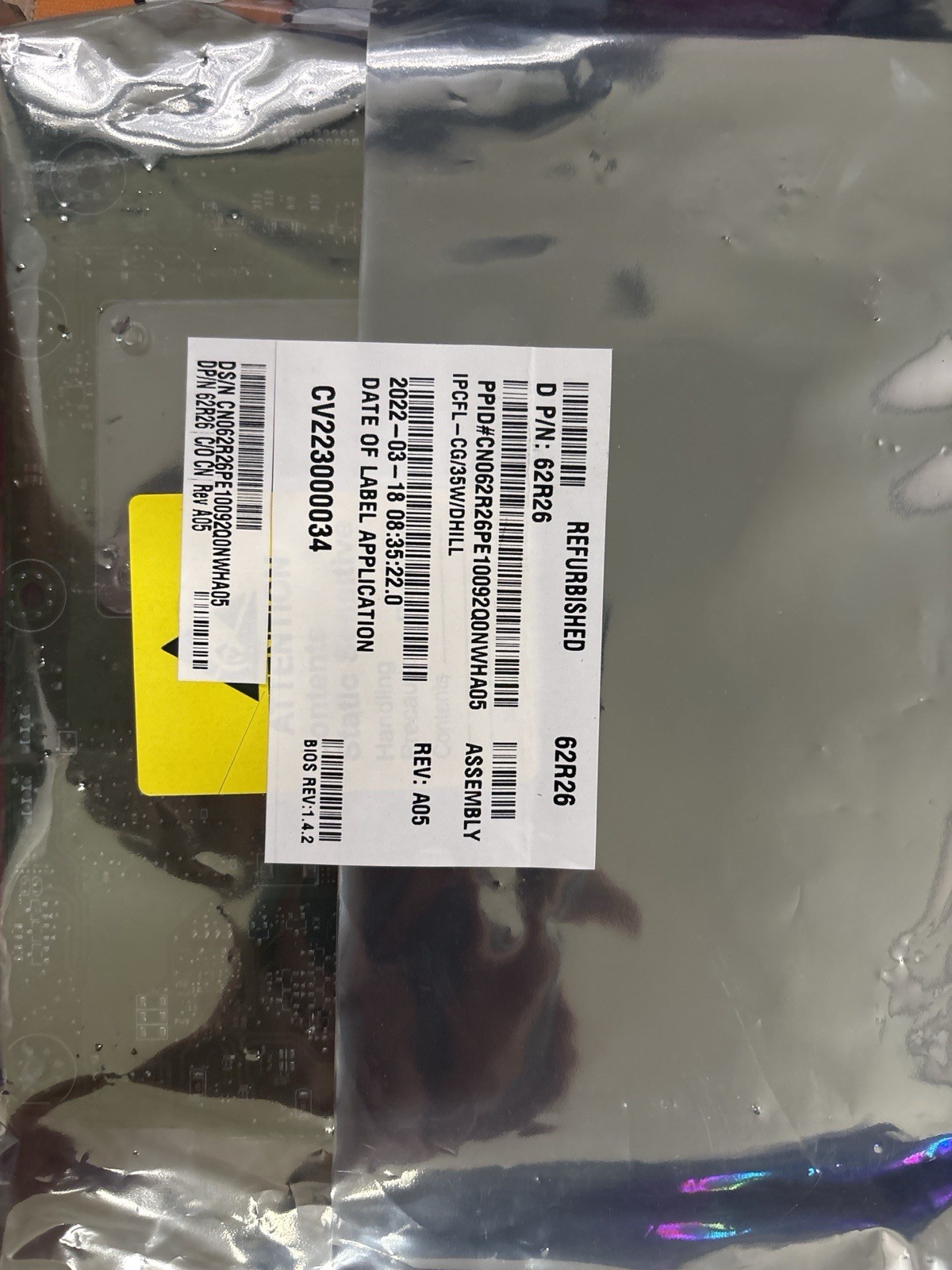 Genuine Dell OptiPlex 3060/3070 MFF Motherboard IPCFL-CG DP/N 62R26 LGA115X DDR4