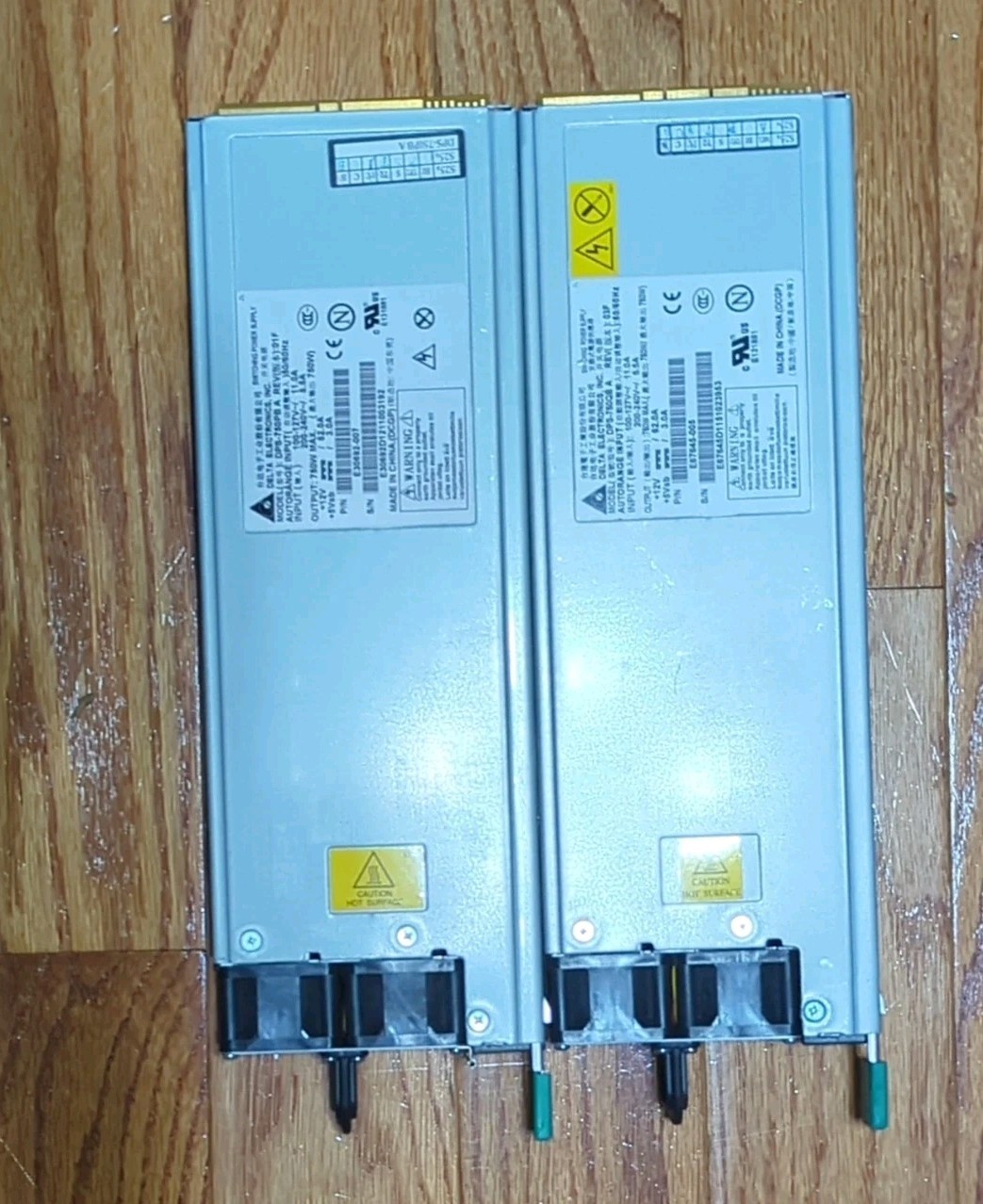 Delta 750W Server Power Supply Modules PSU Lot of 2 Hot Swap Compatible