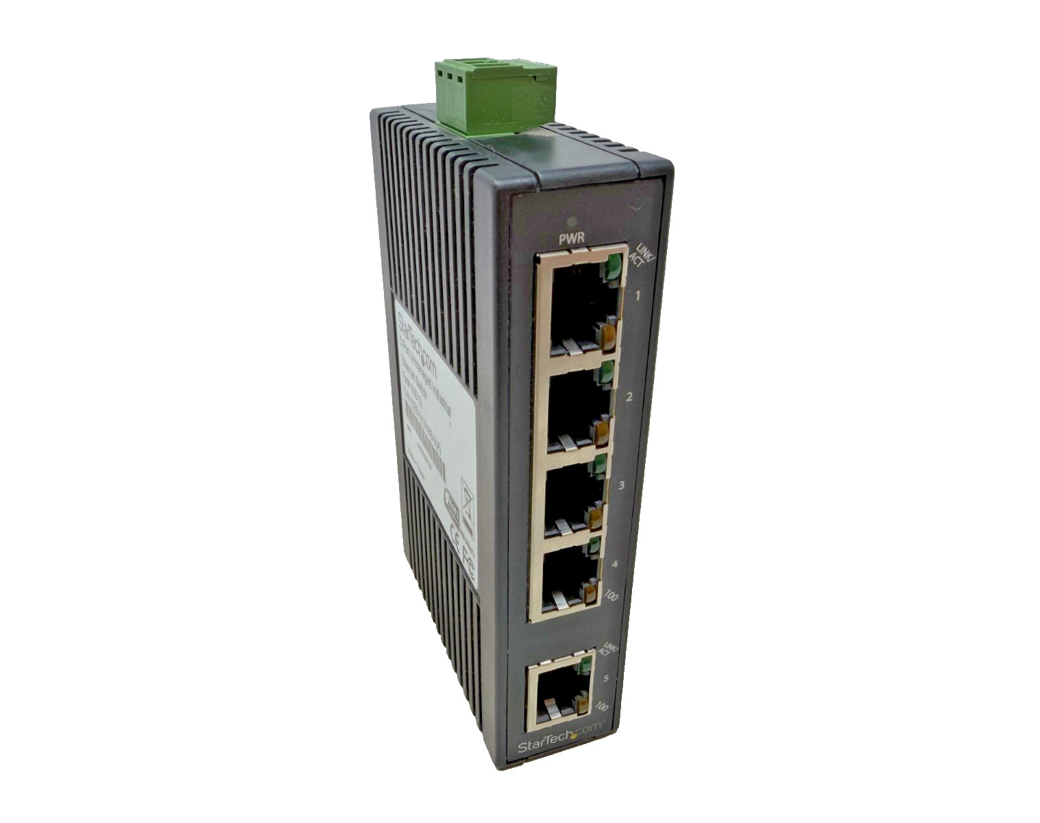 StarTech IES5102 5 Port Unmanaged Industrial Ethernet Switch