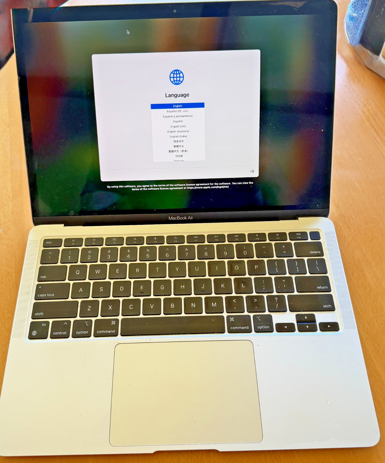 Apple MacBook Air 13 in 2020 Silver/Apple M1 3.2 GHz, 256 GB 8 GB 7-Core