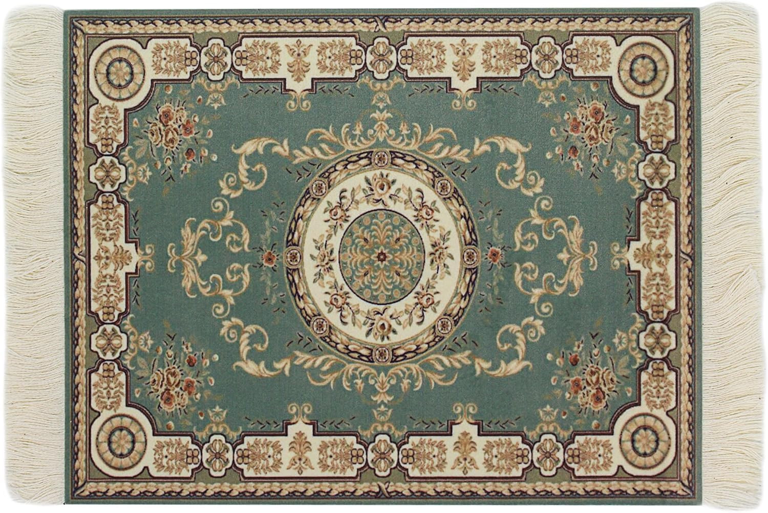 Persian Style Carpet Mouse Pad, Several Images (Oriental Green)