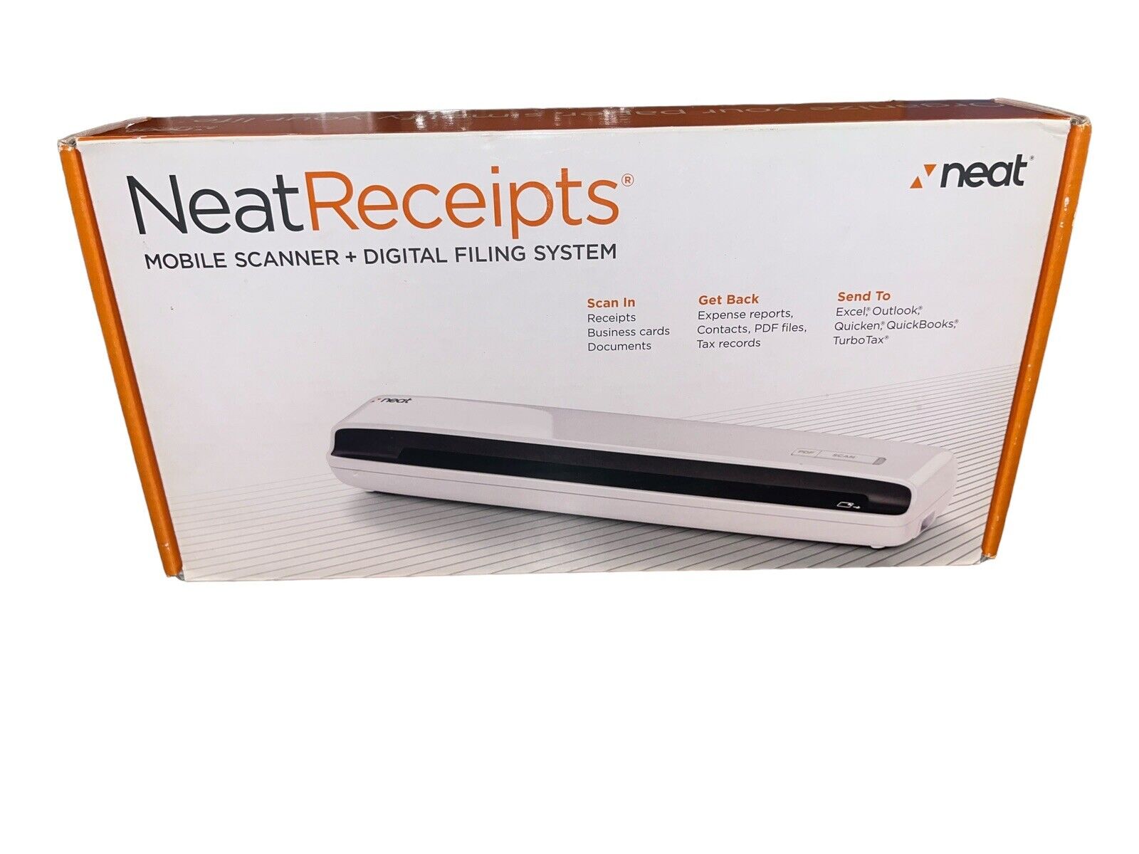 Neat Receipts Mobile Scanner & Digital Filing System NM-1000 Brand New In Box